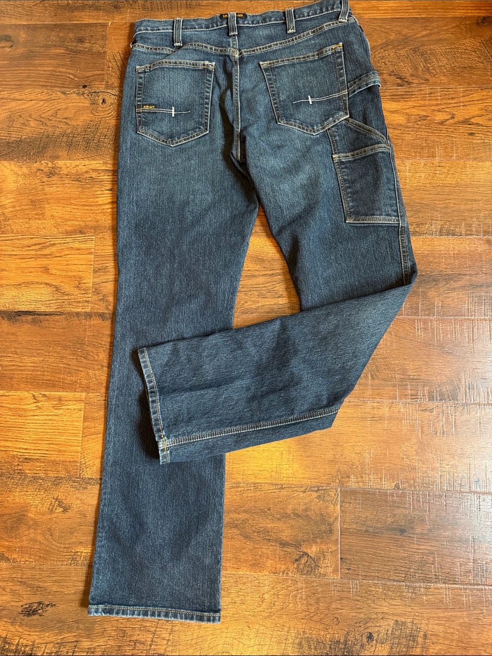 Men’s size 34W 36L ARIAT brand M4 Low Rise Boot Cut Jeans. - Picture 7 of 9
